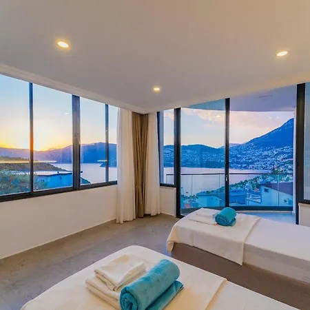 Full Sea View With Pool In Kalkan 3 Apartman Kaş
