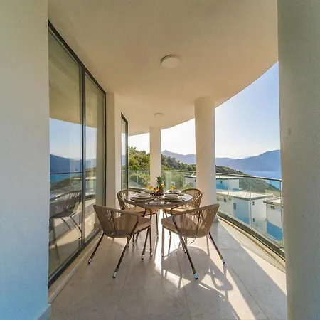 Apartman Full Sea View With Pool In Kalkan 3 *